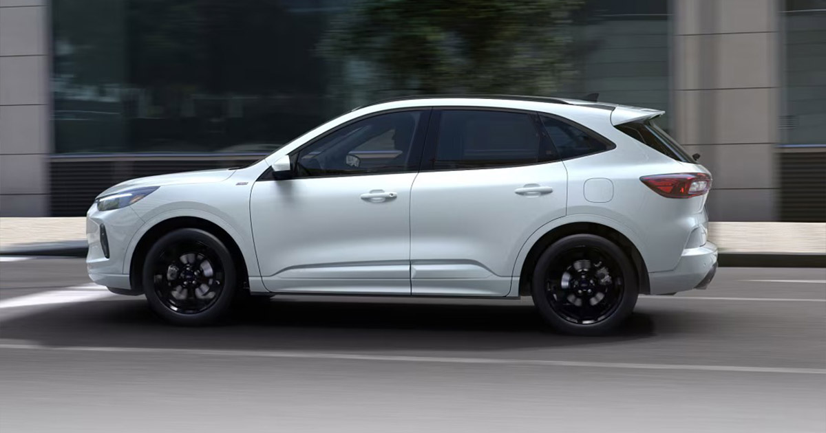 2025 Ford Escape driving through the city.