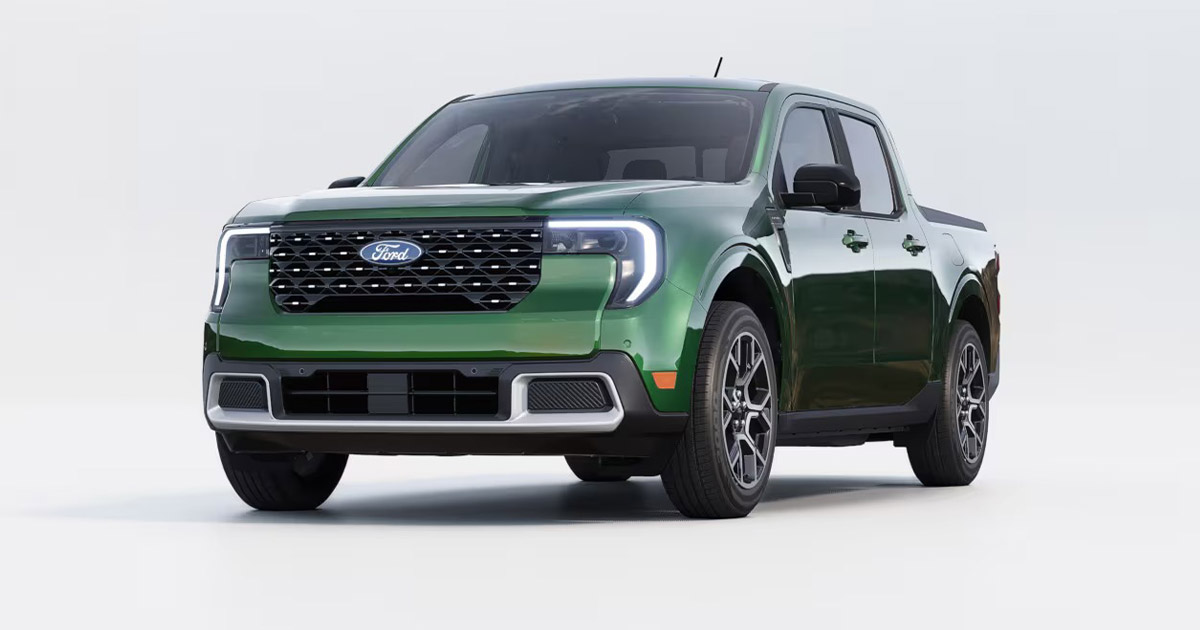 2025 green Ford F-150
