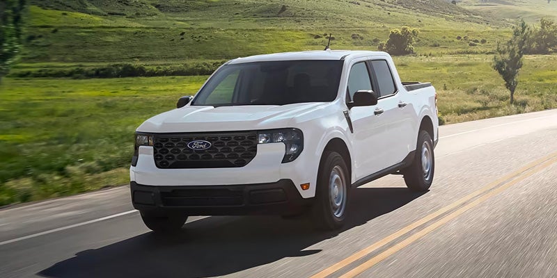 Ford Maverick on road
