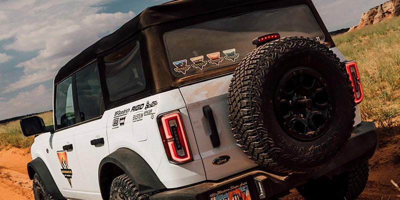 2026 Ford Bronco showing it's off-road capabilities