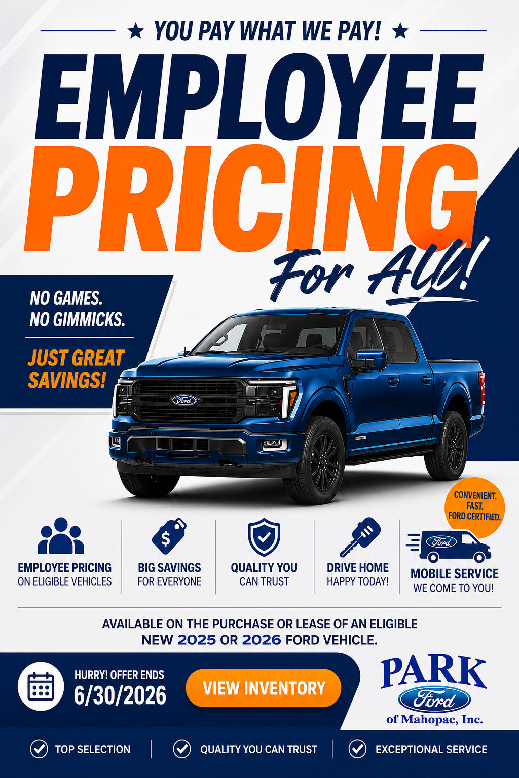 Employee Pricing for All