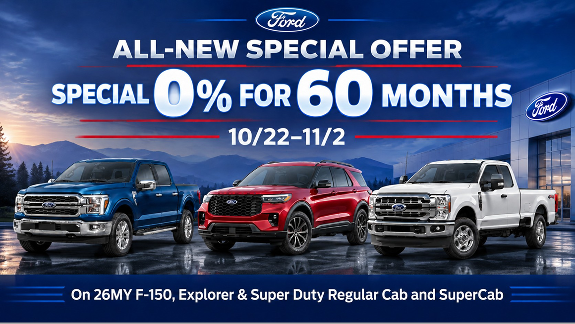 2026 Ford F-150 and Explorer